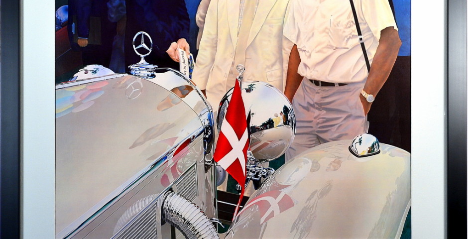 Denmark Flag Mercedes Bens